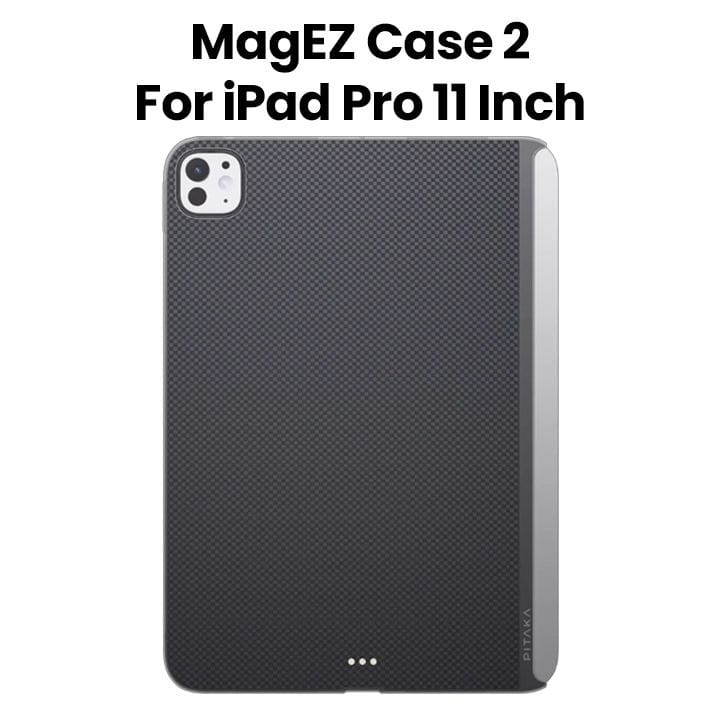 Pitaka Carbon Ultra-Slim Case for iPad Pro 11" Black/Gray | KPD2401P