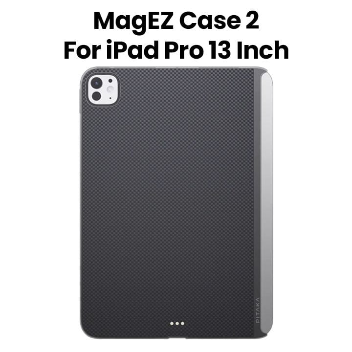 Pitaka Carbon Ultra-Slim Case for iPad Pro 13" Black/Gray | KPD2404P