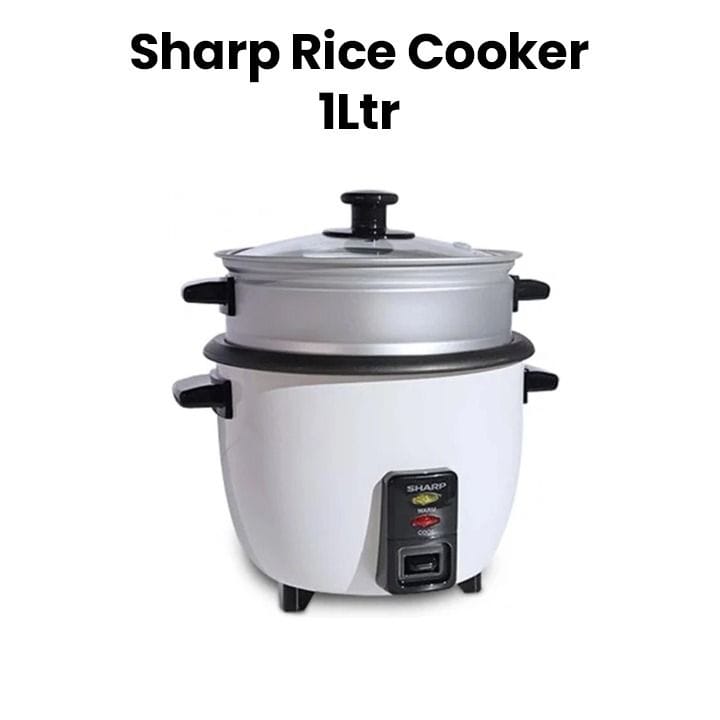 Sharp Rice Cooker 1.0L White | KS-H108G-W3