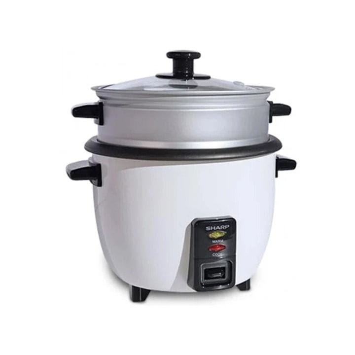 Sharp Rice Cooker 1.0L White | KS-H108G-W3
