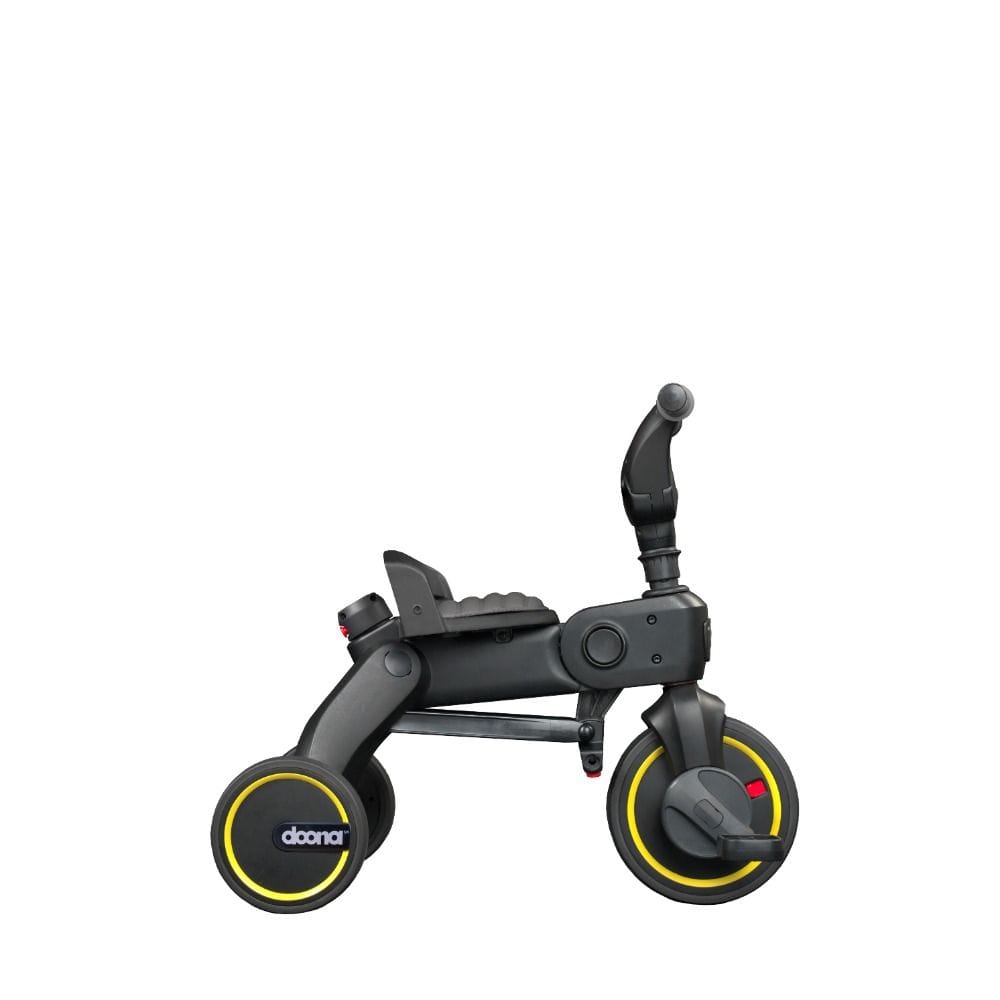 Doona Compact Folding Baby Liki Trike S1 Ride, 4 Growth Stages, Adjustable Handle, Protective Canopy, Durable Construction - Gray Hound