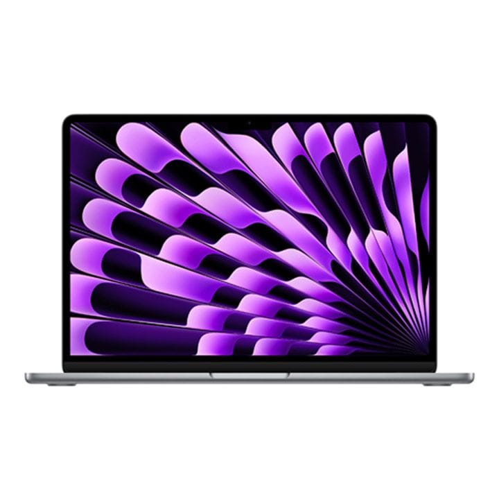 ماك بوك إير مقاس 13 إنش: شريحة Apple M3 مع وحدة معالجة مركزية 8 نوى ووحدة معالجة رسومات 8 نوى، 16 جيجابايت، 256 جيجابايت SSD - رمادي فلكي | MC8G4ZS/A