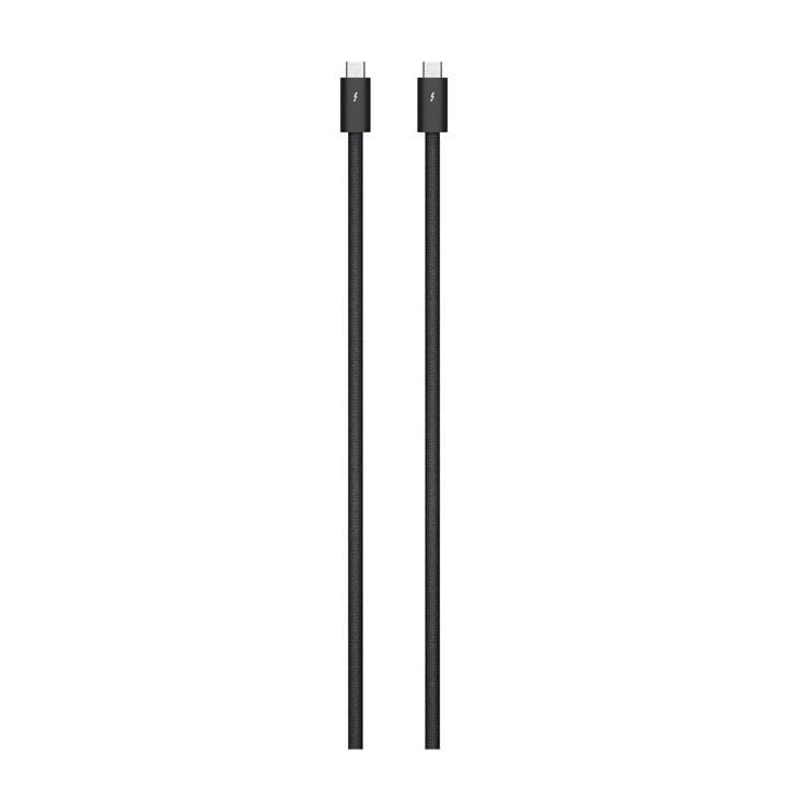 Apple Thunderbolt 5 USB-C Pro Cable 1m, Data Transfer Speeds Up To 120Gbps, USB4 Data Transfer Speeds Up To 80Gbps - Black - MC9C4ZM/A