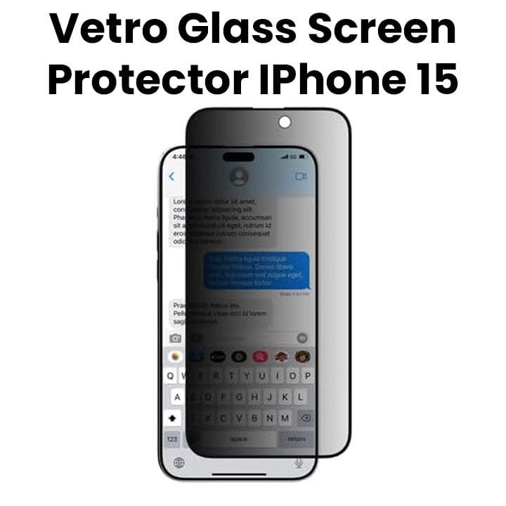 MagEasy Vetro Tempered Glass Privacy Screen Protector for iPhone 15 6.1" | MPH561026CL23