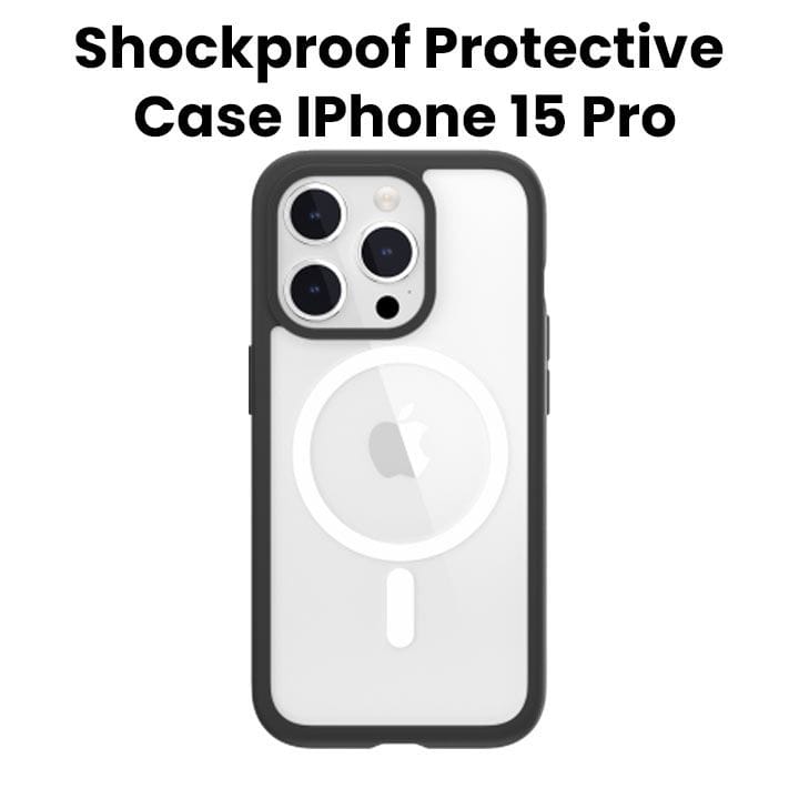 MagEasy Magsafe Shockproof Protective Case for iPhone 15 Pro 6.1" Black | MPH56P165BK23