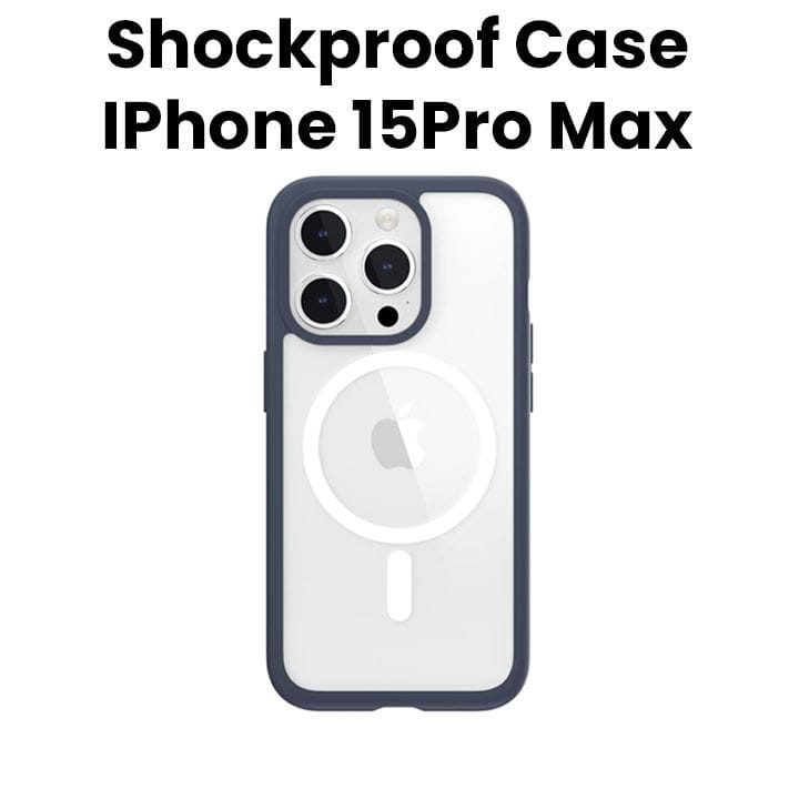 ماج إيزي حافظة واقية من الصدمات ماغسيف لهاتف آيفون 15 برو ماكس 6.7" أزرق | MPH57P165BL23