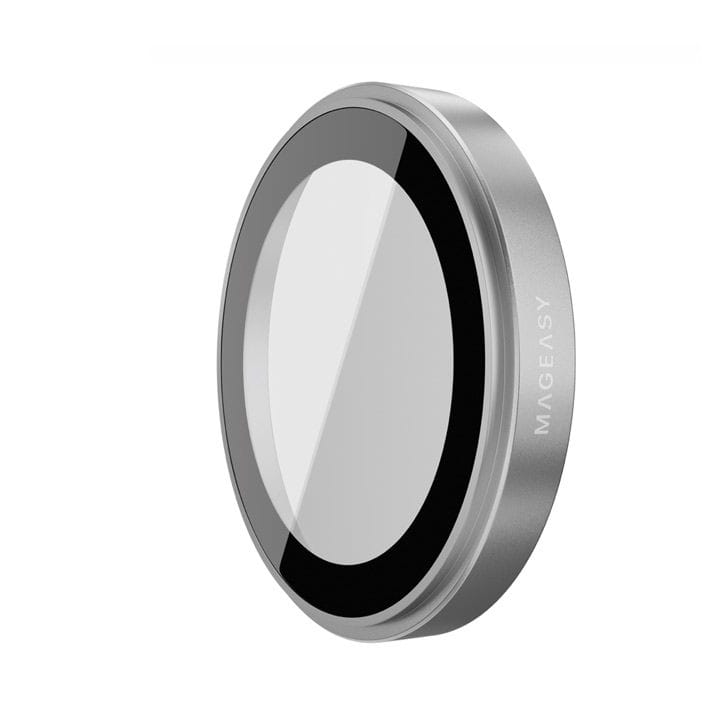 ماج إيزي واقي عدسة لهاتف آيفون 16 برو/برو ماكس 6.1"/6.7" تيتانيوم أبيض | MPH61P029TI24