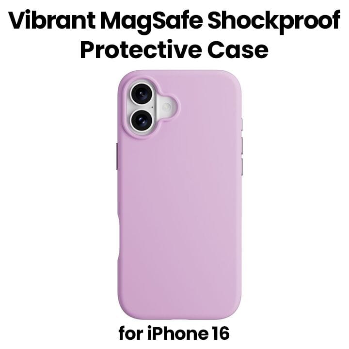 MagEasy Magsafe Shockproof Protective Case for iPhone 16 6.1" Lavender | MPH661261LE24