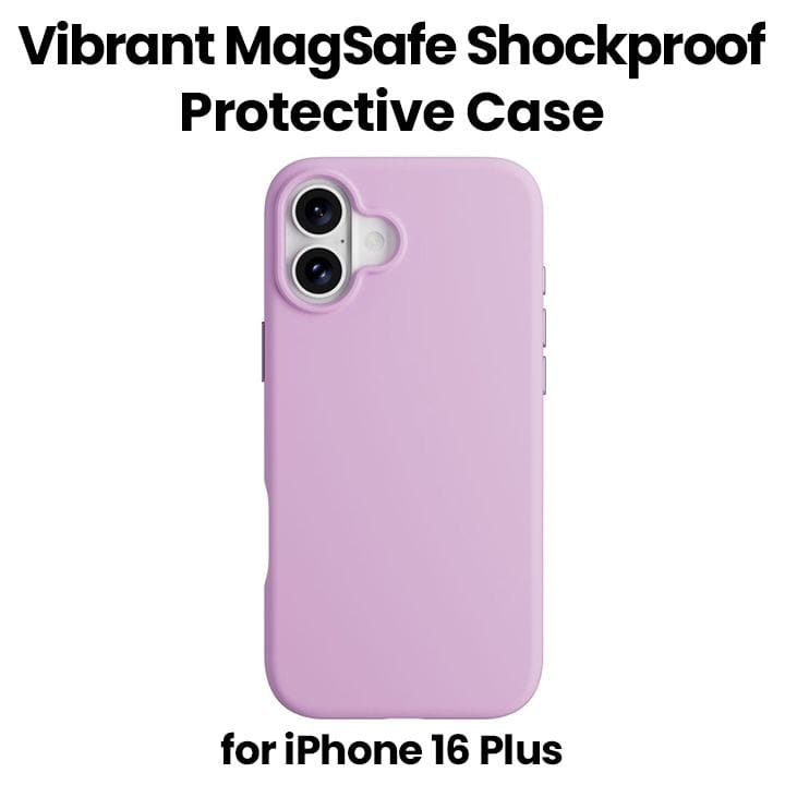 ماج إيزي حافظة واقية من الصدمات ماغسيف لهاتف آيفون 16 6.7" لافندر (خزامى) | MPH667261LE24