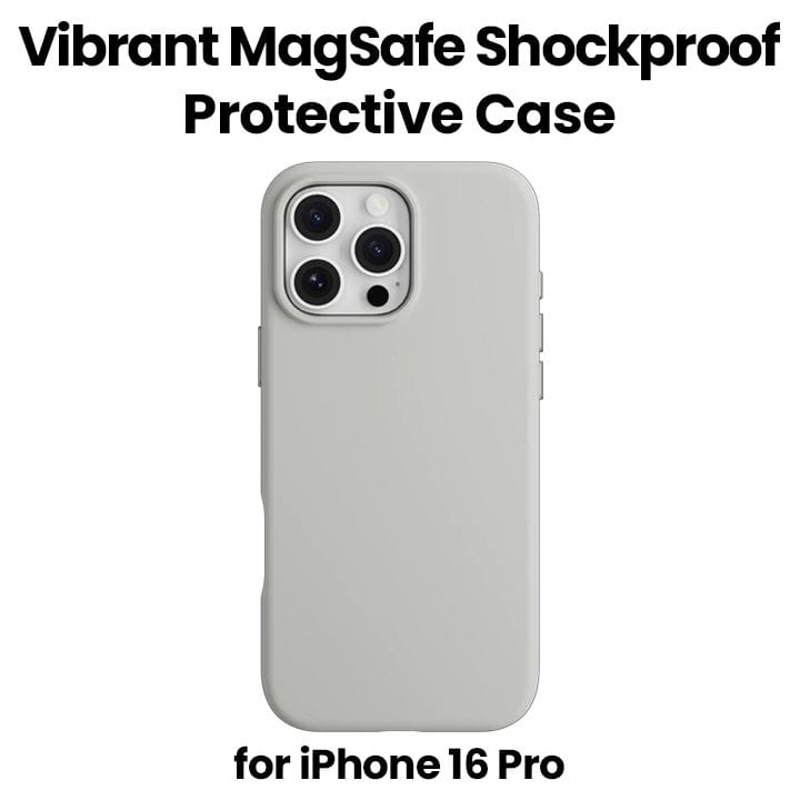 MagEasy Magsafe Shockproof Protective Case for iPhone 16 Pro Titanium | MPH66P261TT24