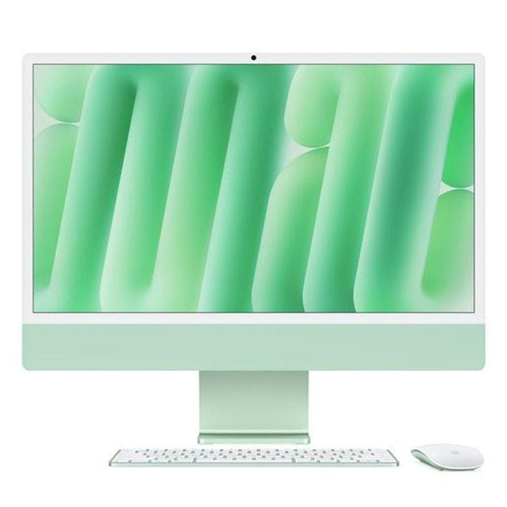 Apple 24-inch iMac with Retina 4.5K display: Apple M4 chip with 10-core CPU and 10-core GPU, 16GB, 256GB SSD - Green |MWUY3AB/A