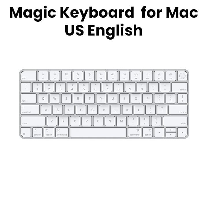 Apple Magic Keyboard with Touch ID for Mac models with Apple silicon - US English |MXCK3LB/A