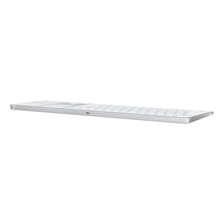 Apple Magic Keyboard with Touch ID and Numeric Keypad for Mac models with Apple silicon - Arabic - White Keys |MXK73AB/A