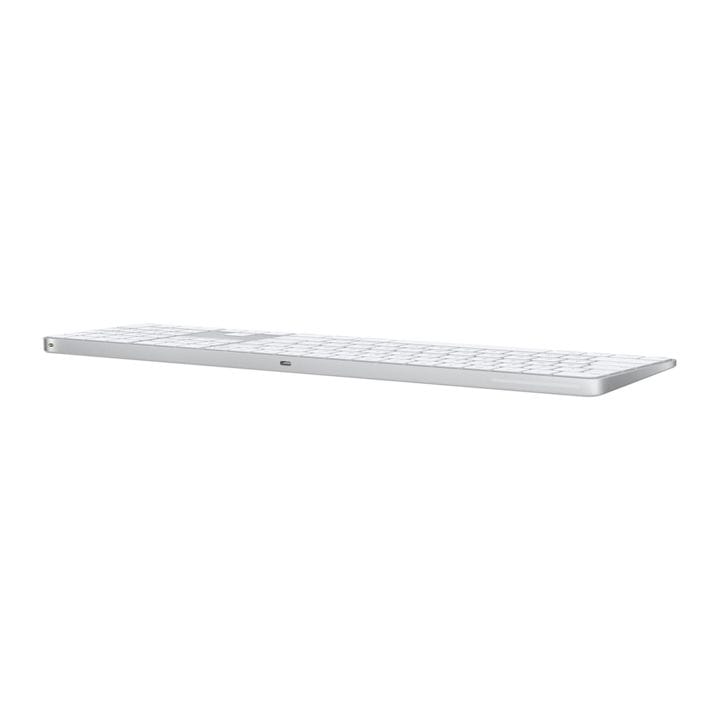 Apple Magic Keyboard with Touch ID and Numeric Keypad for Mac models with Apple silicon - British English - White Keys |MXK73B/A