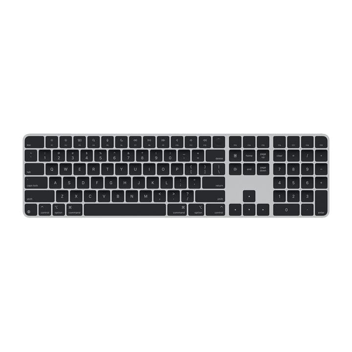Apple Magic US English Keyboard With Touch ID, Numeric Keypad For Mac Models With Apple Silicon, Compact And Lightweight Design - Black