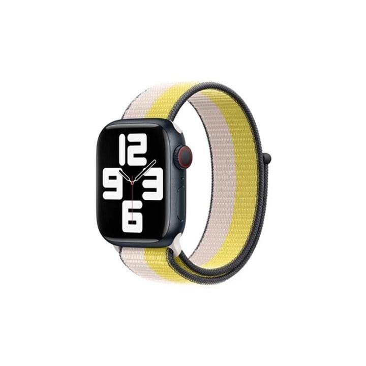 Apple Watch Sport Loop 41mm, Soft, Breathable And Lightweight, Regular - Oat Milk/Lemon Zest - MN5L3ZM/A