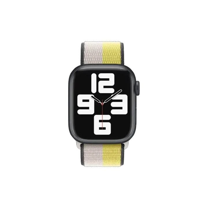 Apple Watch Sport Loop 41mm, Soft, Breathable And Lightweight, Regular - Oat Milk/Lemon Zest - MN5L3ZM/A