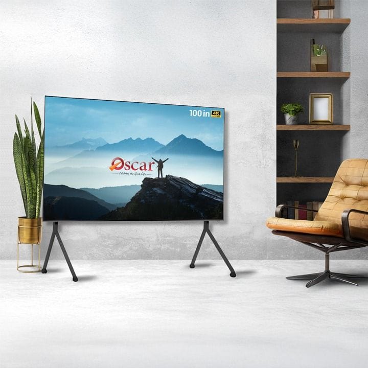 [إيجار] أوسكار ‎100 بوصة‎ تلفزيون ذكي بإطار رفيع دقة ‎4K UHD‎ مع نظام ‎WebOS‎ وريموت ماجيك | ‎OS42S100FLUHDWB-1-Day‎