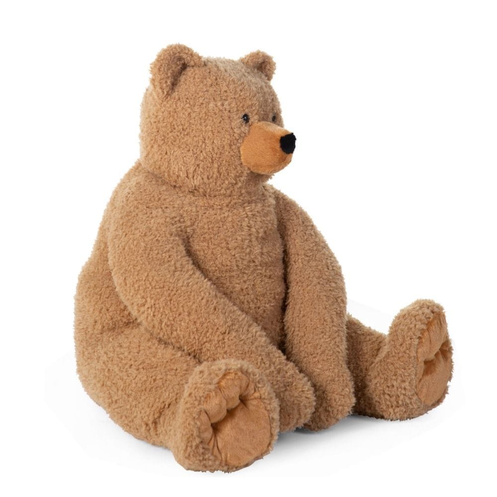 Childhome Seated Teddy Bear 76cm, Loyal And Lovable Companion, Stylish Nursery Decor Piece, Always Hug-Ready Comfort - Brown