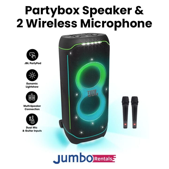 [RENTAL] JBL PartyBox Ultimate 1,100W Wireless Party Speaker -1-Week