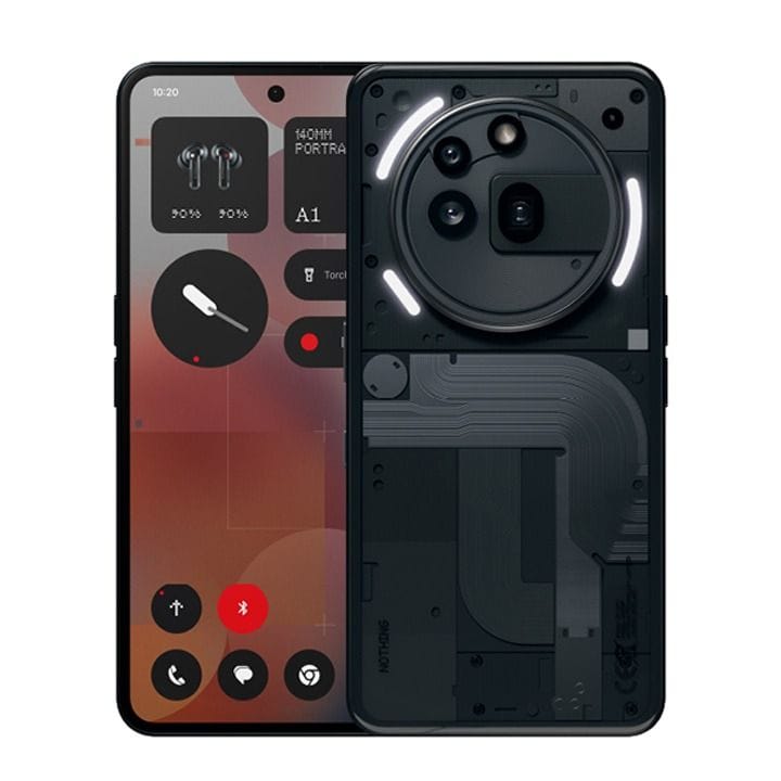 Buy Nothing Phone (3a) Pro 12+256GB Smartphone - Black | A10400169