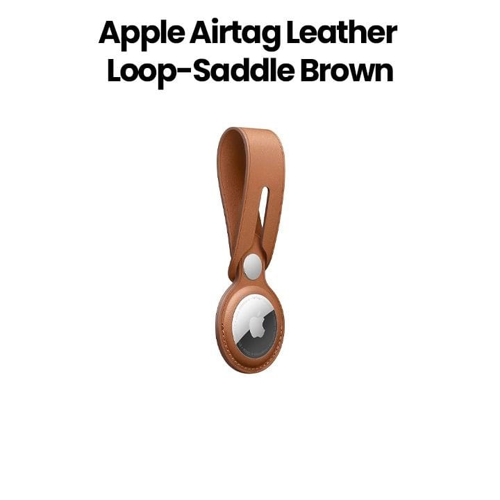 Apple Airtag Leather Loop - Saddle Brown (MX4A2ZM/A)