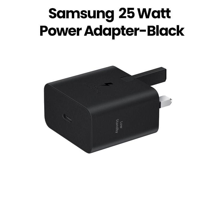 سامسونج محول طاقة USB-C بقوة 25W - أسود EP-T2510NBEGAE
