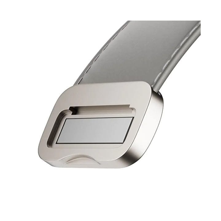 SwitchEasy Genuine Leather Watch Band with Magnetic Lock for Apple Watch Series 4-Series 9 38/40/41mm Gray | SAW341238GR24