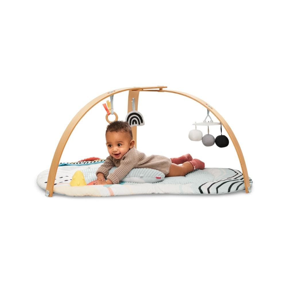 Skip Hop Discoverosity Montessori Inspired Gym Playmat  0-2 Years, 24+ Engaging Developmental Activities, 3 Ways to Play And Learn - Multicolour
