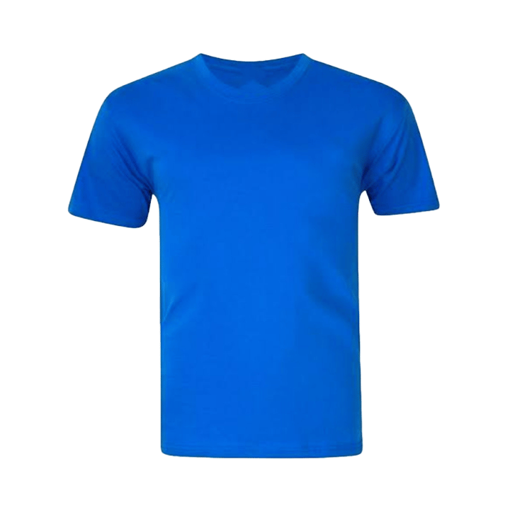 Royal Blue T-Shirt  Bundle (Personalized Royal Blue T-Shirt, Flowers, Balloon & Chocolate) - Medium