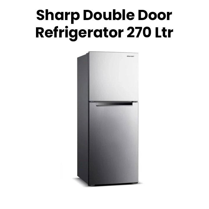 Sharp Refrigerator 270L Inverter Inox | SJ-HM270-HS3