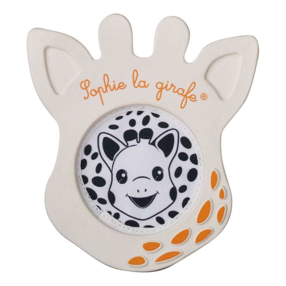 Sophie La Girafe 5 Senses Sight Magic Mirror 0+ Monthss, Lightweight And Easy To Handle, 100% Natural Rubber, 4 Interchangeable Lenses - White