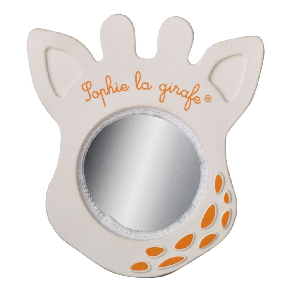 Sophie La Girafe 5 Senses Sight Magic Mirror 0+ Monthss, Lightweight And Easy To Handle, 100% Natural Rubber, 4 Interchangeable Lenses - White