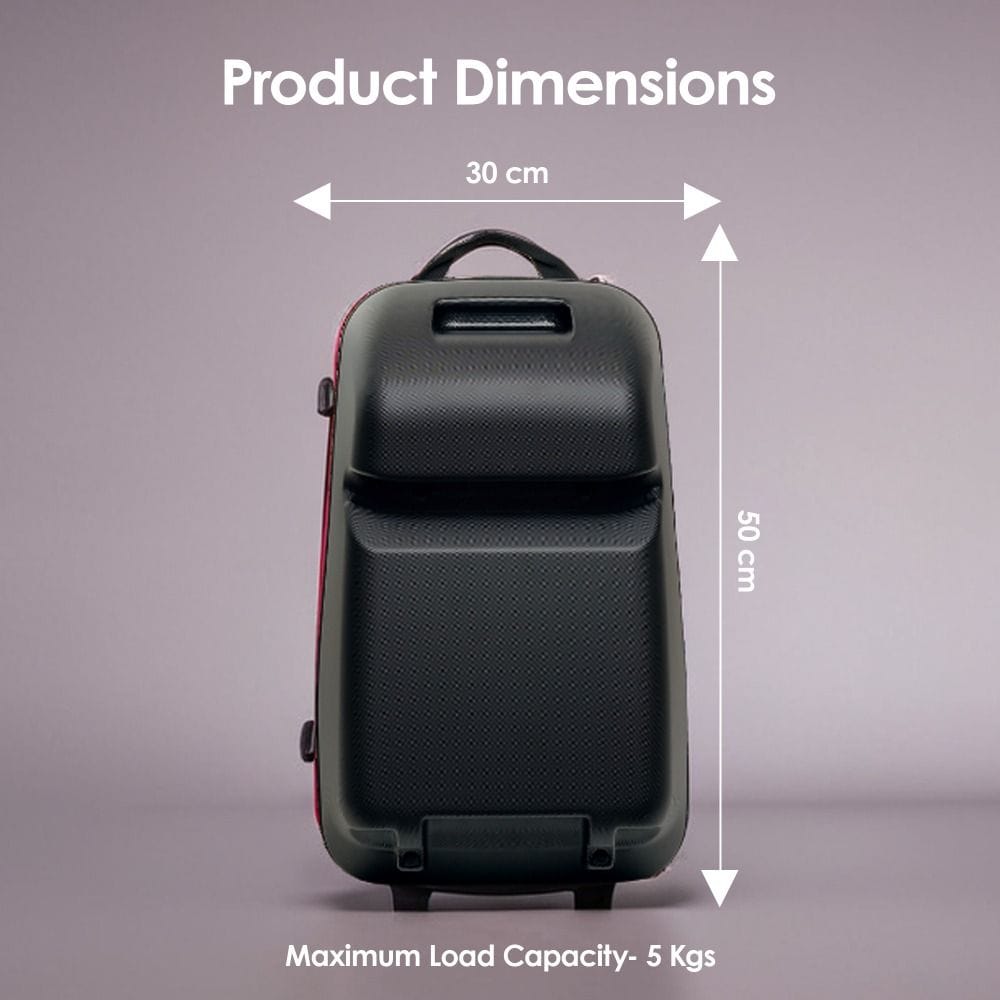 Doona X Storage Basket, Easy To Insert And Remove, Durable And Easy To Clean Plastic Rigid Shell, Convenient Carry Handle - Black
