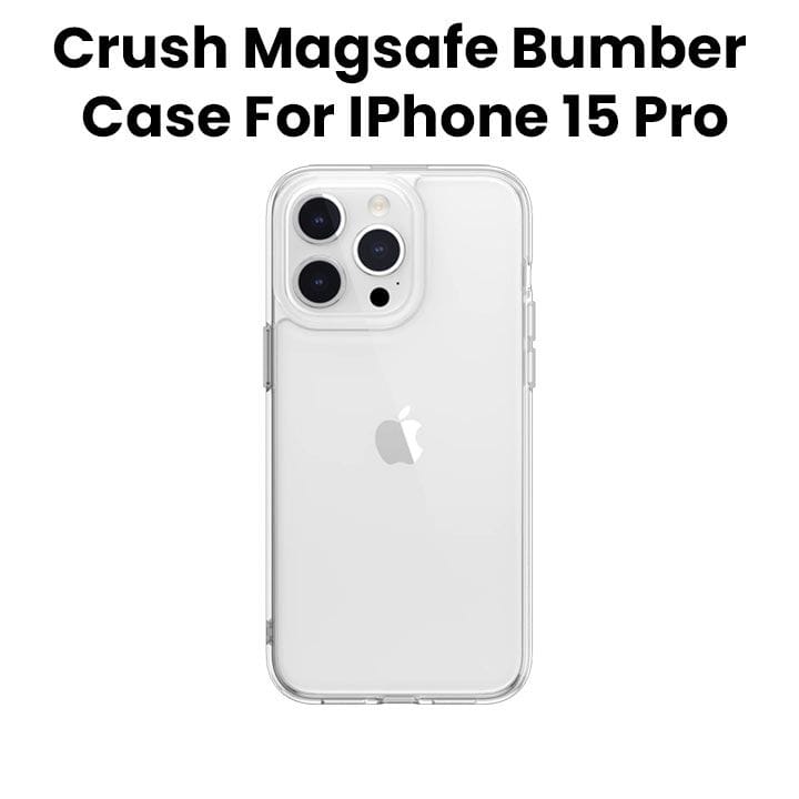 Switcheasy Crush Magsafe Bumper Case for iPhone 15 Pro 6.1" Transparent | SPH56P015TR23