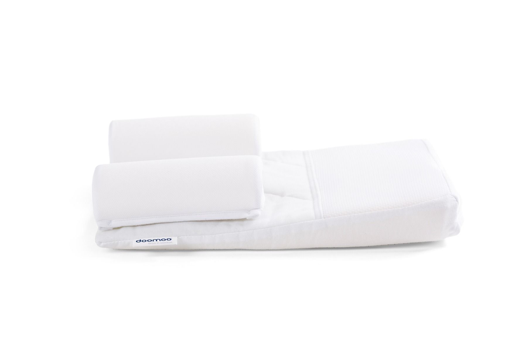 Doomoo Basics Supreme Sleep Small, Perfect Ventilation, Optimal Comfort, Provides Good Support, Prevents The Risk Of Flat Head - White