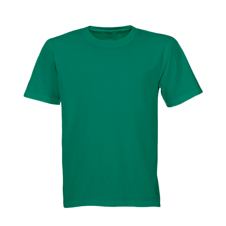 Green T-Shirt Printed with Your Personalized Design-Small