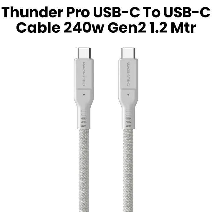 Amazingthing Thunder PRO C to C Cable 1.2M 240W Gray | THC1.2MGY