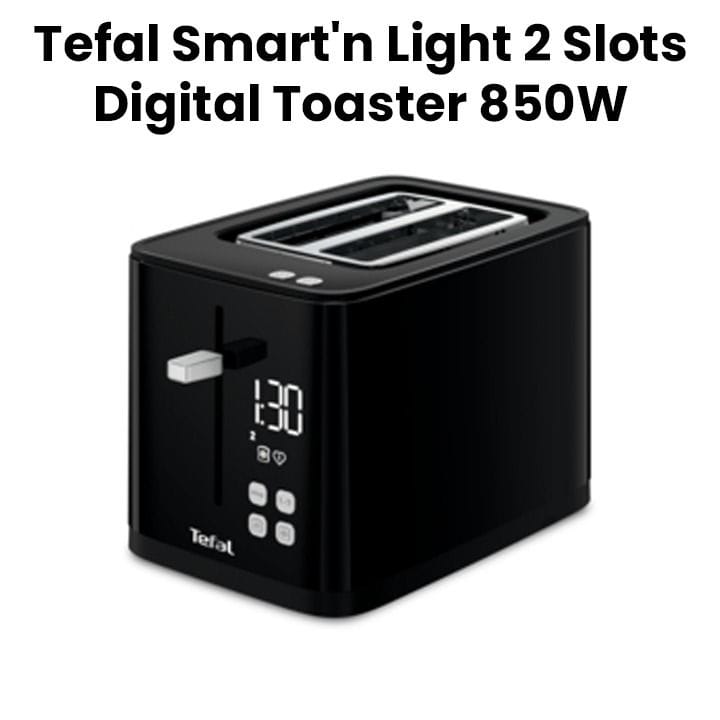Tefal Smart'N Light 2 Slots Digital Toaster | TT640