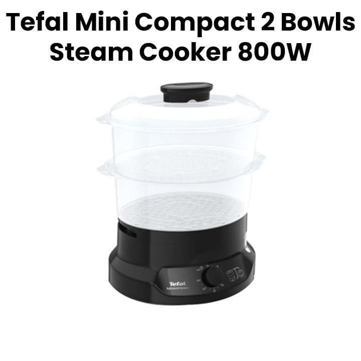 Tefal 2-Tier Mini Compact Steam Cooker | VC139865