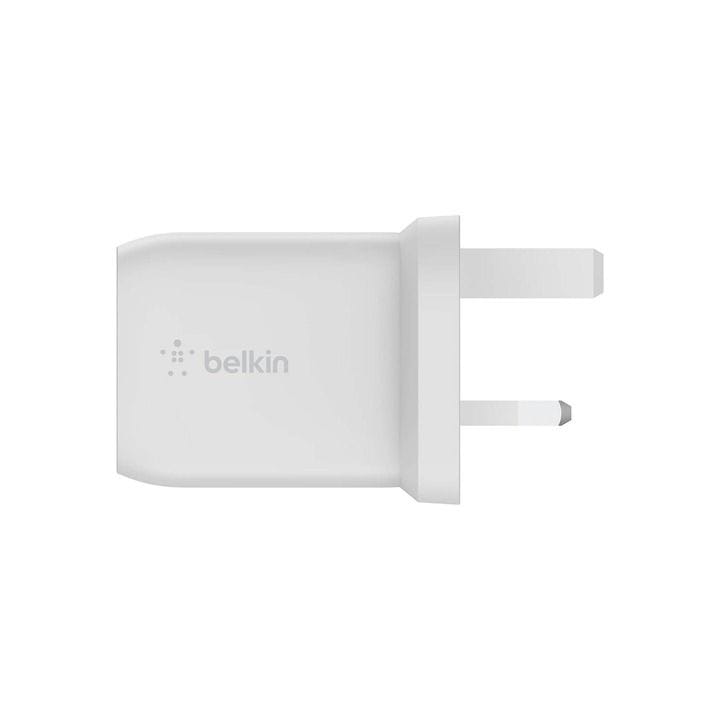 Belkin BoostCharge Pro Dual USB-C GaN Wall Charger 65 W + USB-C Cable | White | WCH013MY2MWH-B6