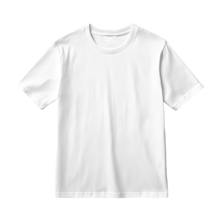 White T-Shirt Printed with Your Personalized Design - Small