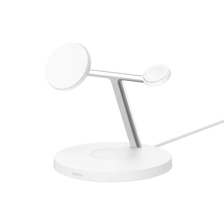Belkin BoostCharge Pro 3-in-1 Qi2 15 W Wireless Charger | White | WIZ032MYWH