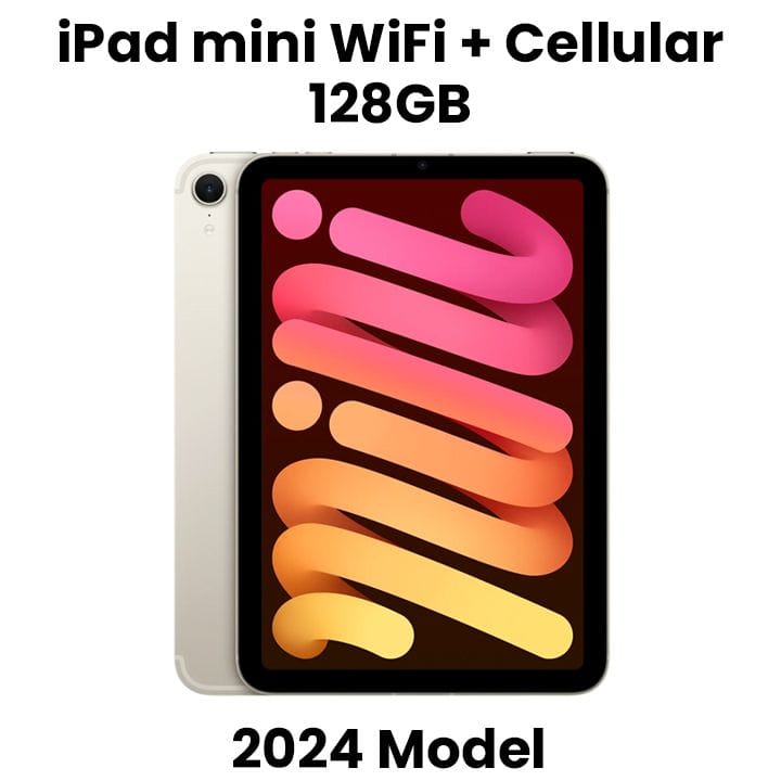 Buy Apple iPad Mini Wi-Fi + Cellular 128GB - Purple |MXPR3AB/A
