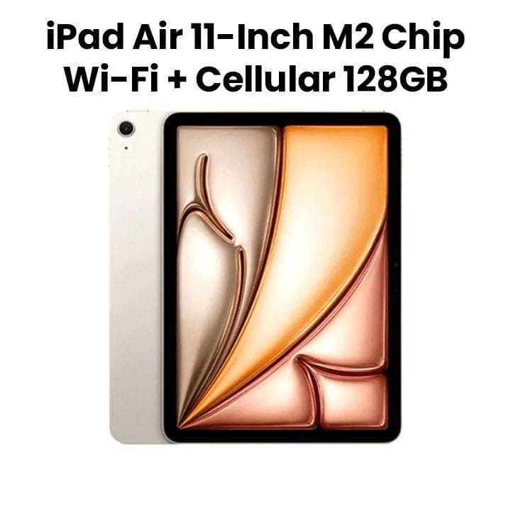 Buy Apple iPad Air M2 11-Inch WiFi+Cellular 128GB - Space Gray