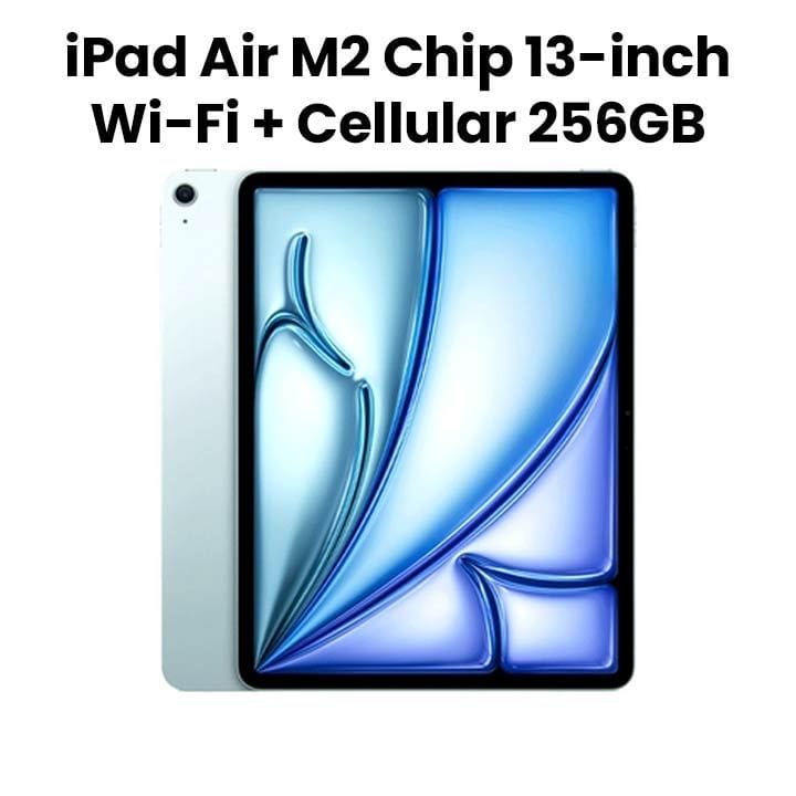 Buy Apple iPad Air 13-inch Wi-Fi + Cellular 128GB - Blue |MV6R3AB