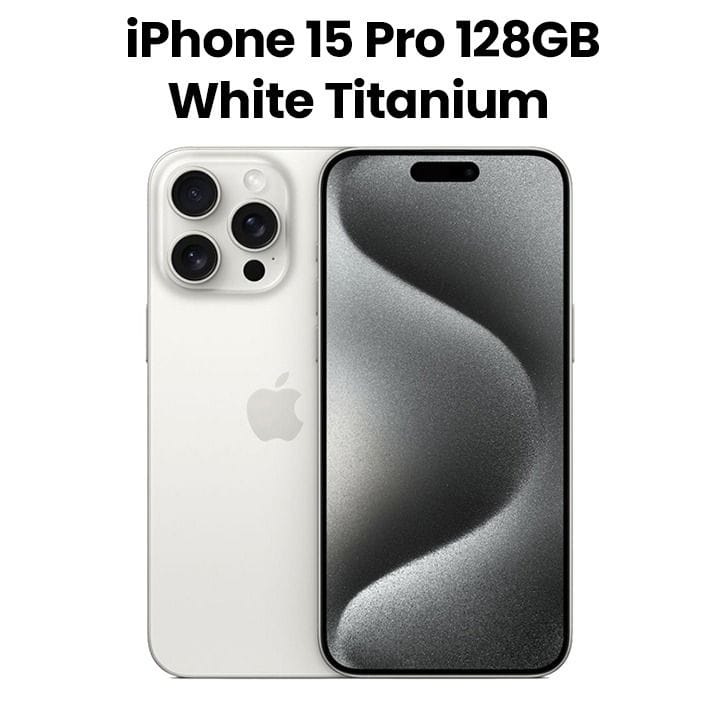 Buy Apple iPhone 15 PRO 256GB White Titanium|Jumbosouq