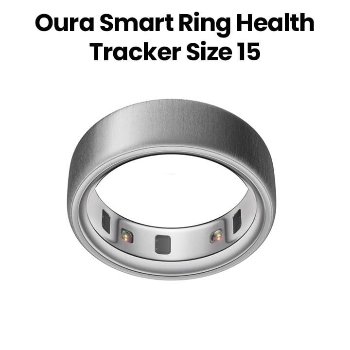 Oura Ring 4 Argento Titanio – Smart Ring Per Monitoraggio Salute E Sonno (JZ90-54217-09)