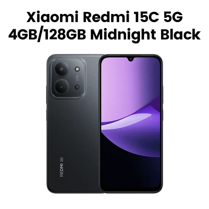 Buy Xiaomi Redmi 15C 8GB/256GB Smartphone - Midnight Black