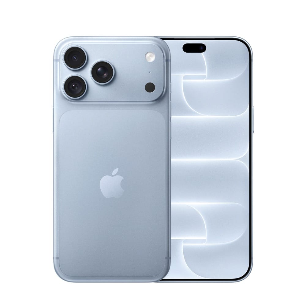 هاتف آبل آيفون 18 برو ماكس 5G، سعة تخزين 1 تيرابايت، شاشة سوبر ريتينا XDR OLED مقاس 6.9 بوصة، نظام كاميرا احترافي بدقة 48 ميجابكسل، شريحة eSIM | جلاسير - MJXH4AH/A